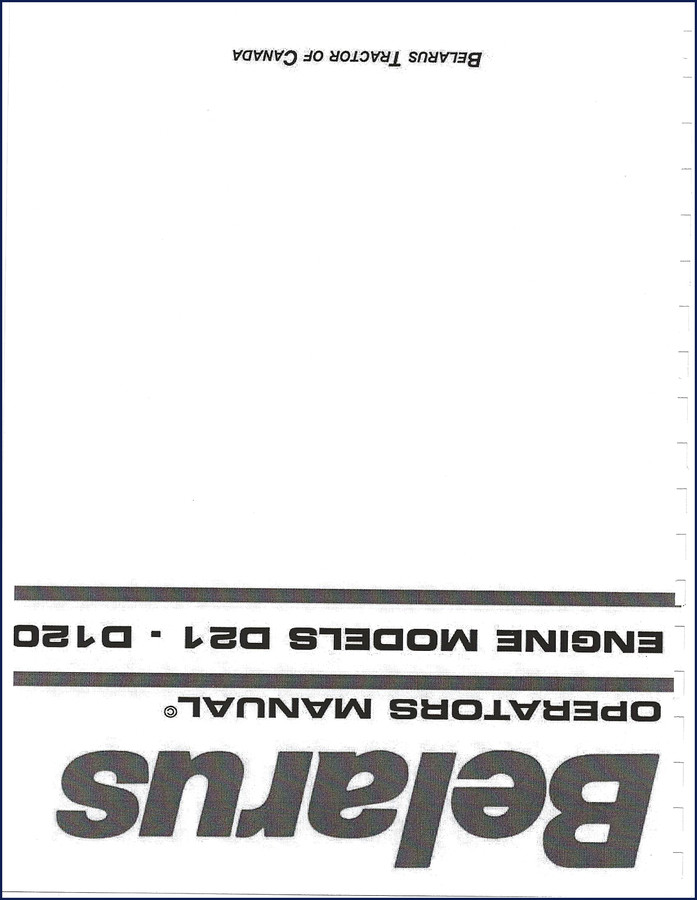 belarus d21 d120 operators manual, belarus manual, belarus d21