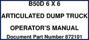 bell b50d operators manual, bell manual, bell b50d