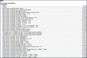 biso 6170, 7070, 7071 parts catalog, biso parts catalog, biso 6170,