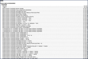biso 6170, 7070, 7071, srx parts catalog, biso parts catalog, biso 6170,