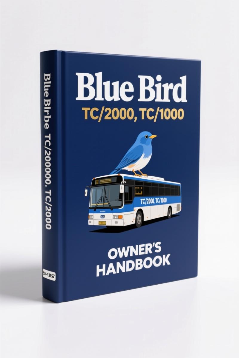 blue bird tc/2000 tc/1000 user manual, blue bird manual, blue bird bird