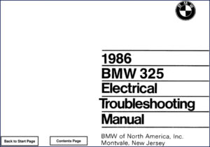 1986 bmw 325 troubleshooting manual, bmw manual, bmw bmw