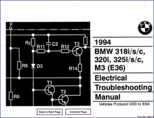 bmw 325i 318i 1994 troubleshooting manual, bmw manual, bmw 325i