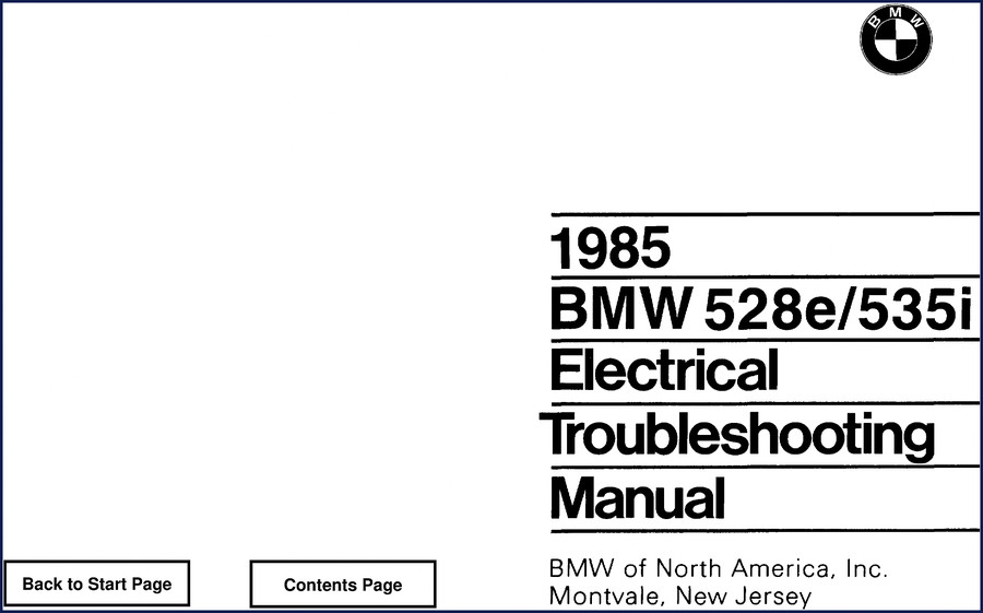 bmw 535i, 528e 1985 troubleshooting manual, bmw manual, bmw 535i,