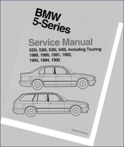 bmw 525i 530i 535i 540i service manual 1989, bmw service manual, bmw 525i