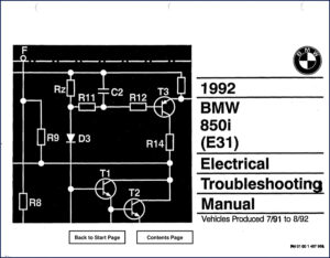 bmw 850i 1992 troubleshooting manual, bmw manual, bmw 850i