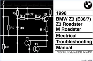 bmw z3 & m roadster 1998 troubleshooting manual, bmw manual, bmw z3