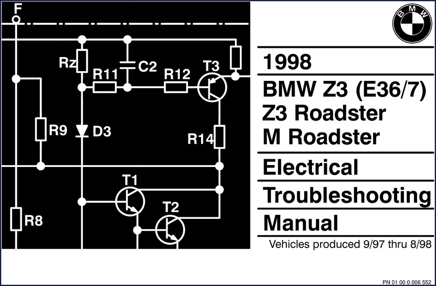 bmw z3 & m roadster 1998 troubleshooting manual, bmw manual, bmw z3
