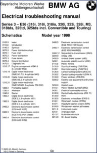 bmw m3 328i 316i 318i 320i 1998 electrical, bmw manual, bmw m3