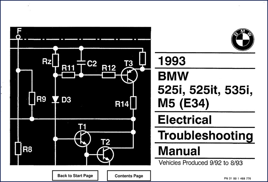 bmw 525i 535i 525it m5 1993 troubleshooting manual, bmw manual, bmw 525i