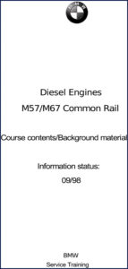 bmw m57 m67 1998 training manual, bmw manual, bmw m57