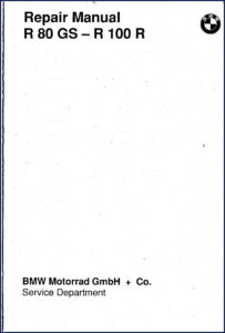 bmw r 80 gs, r 100 r repair, bmw repair manual, bmw r