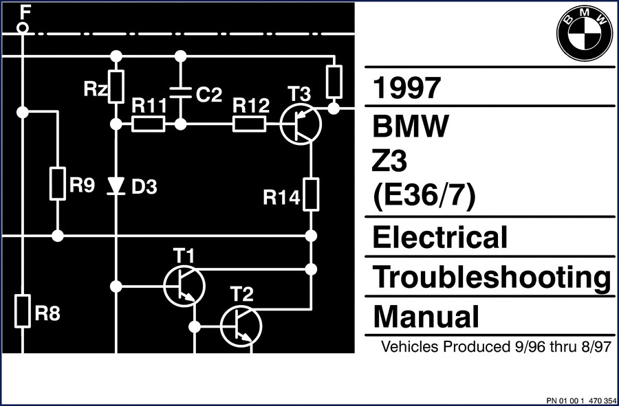 BMW Z3 1997 Troubleshooting Manual – Factory Electrical Diagnostics 1 bmw z3 1997 troubleshooting manual, bmw manual, bmw z3