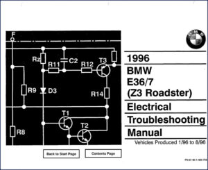 bmw z3 1996 electrical schematic, bmw manual, bmw z3