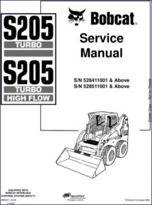 bobcat 205 2006 service manual, bobcat service manual, bobcat 205