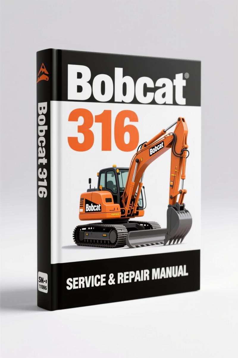 bobcat 316 2006 service manual, bobcat service manual, bobcat 316
