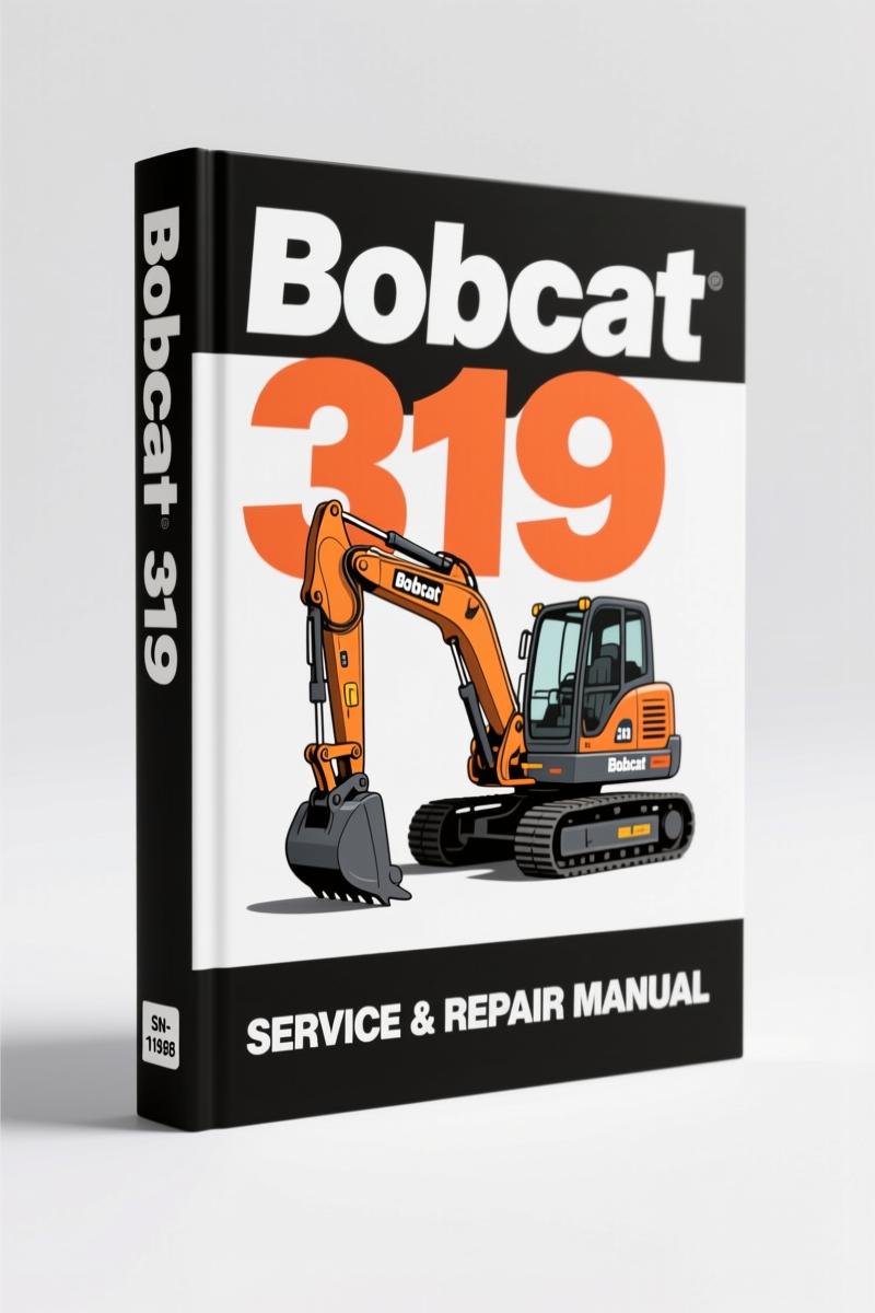 bobcat 319 2006 service manual, bobcat service manual, bobcat 319