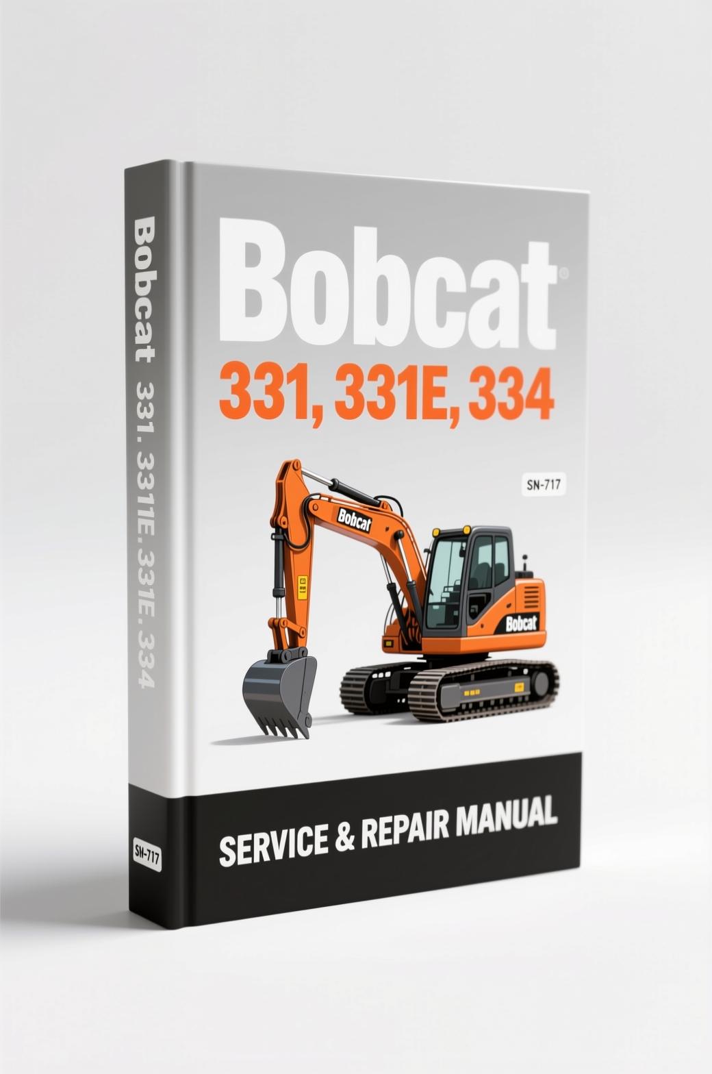 bobcat 331, 331e, 334 2006 service manual, bobcat service manual, bobcat 331,