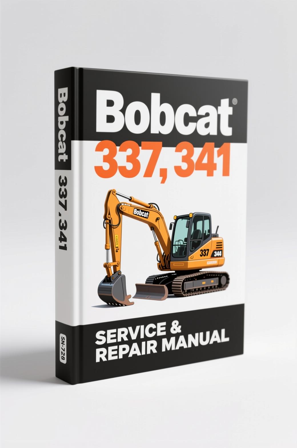 bobcat 337, 341 1997 service manual, bobcat service manual, bobcat 337,