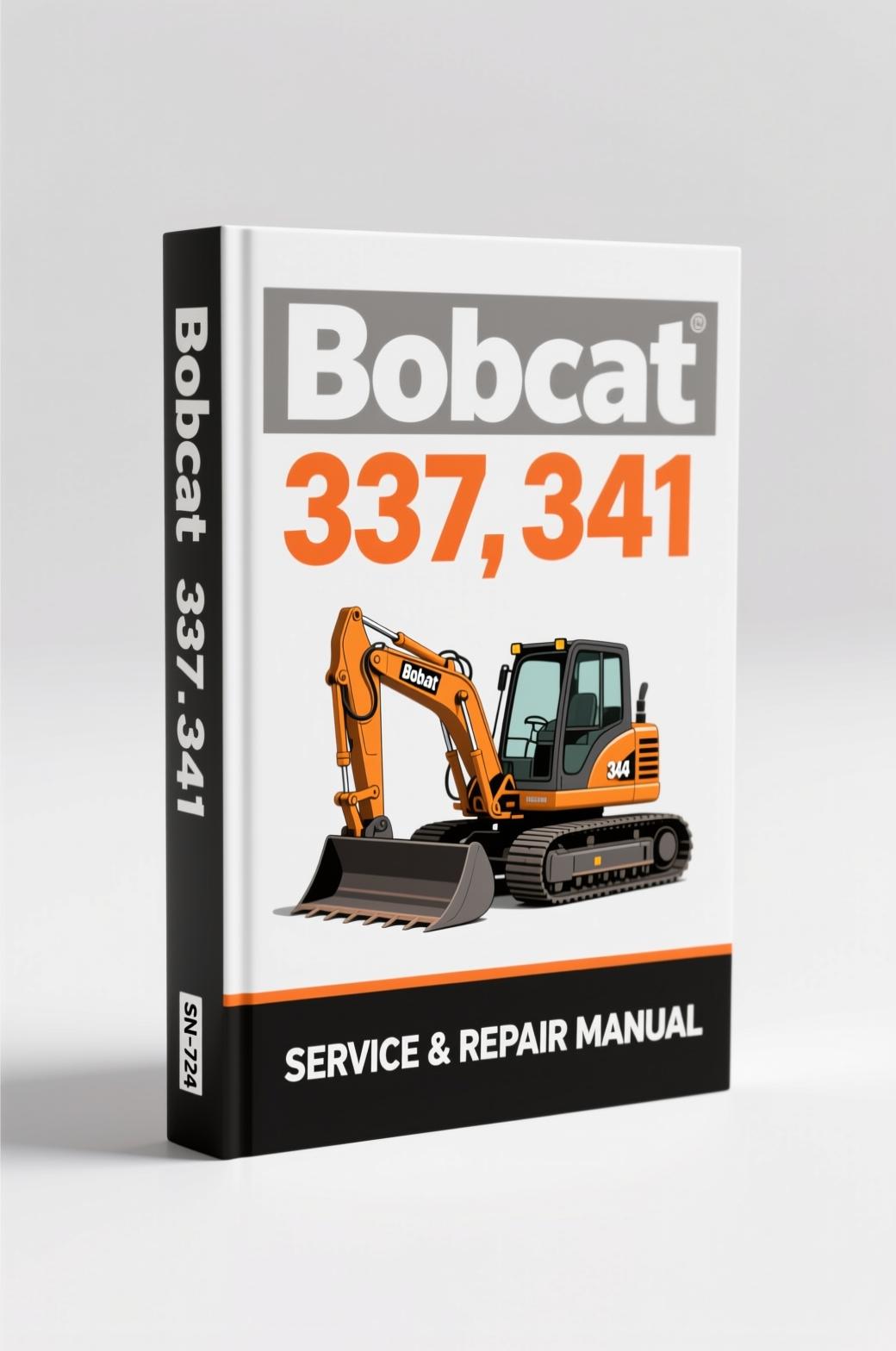 bobcat 337, 341 2007 service manual, bobcat service manual, bobcat 337,