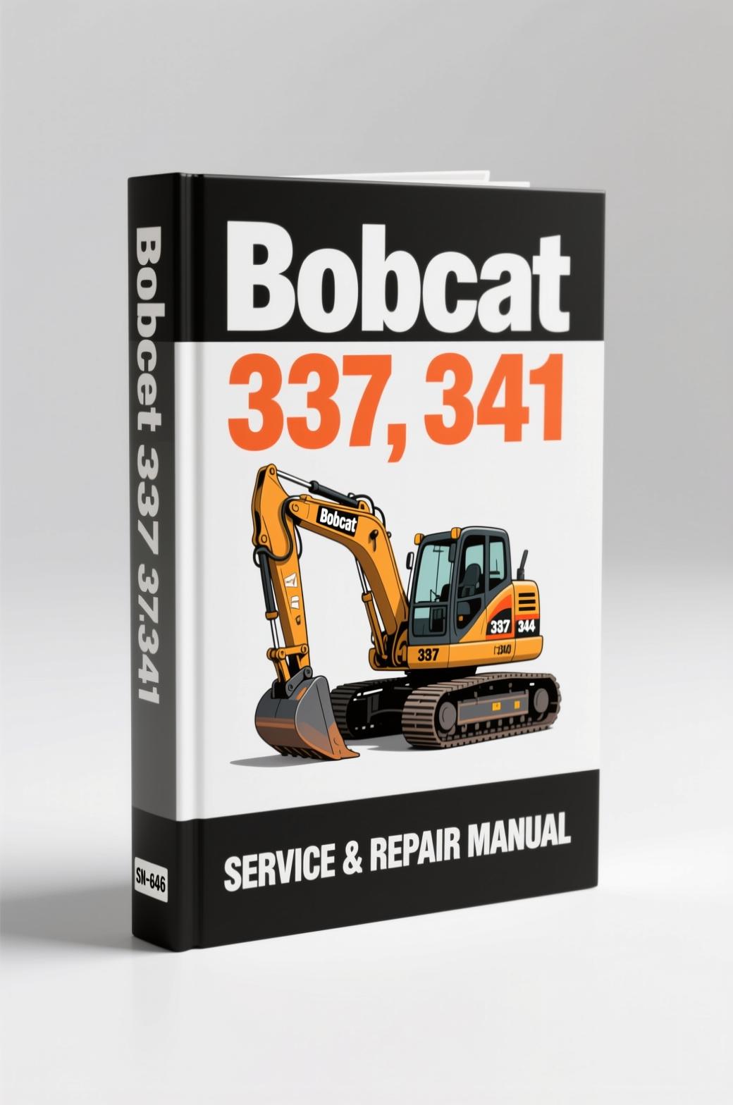 bobcat 337, 341 2007 service manual, bobcat service manual, bobcat 337,