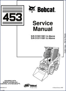 bobcat 453 1997 service manual, bobcat service manual, bobcat 453