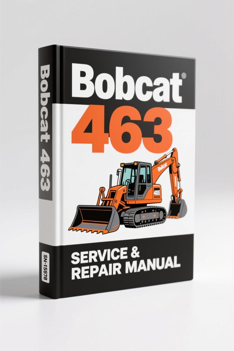 bobcat 463 2007 service manual, bobcat service manual, bobcat 463