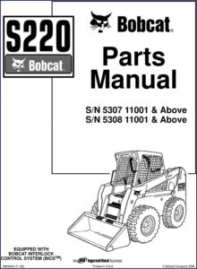bobcat 5307, 5308 2005 parts catalog, bobcat parts catalog, bobcat 5307,