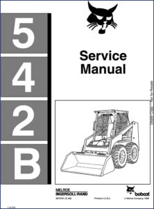 bobcat 542b 1988 service manual, bobcat service manual, bobcat 542b