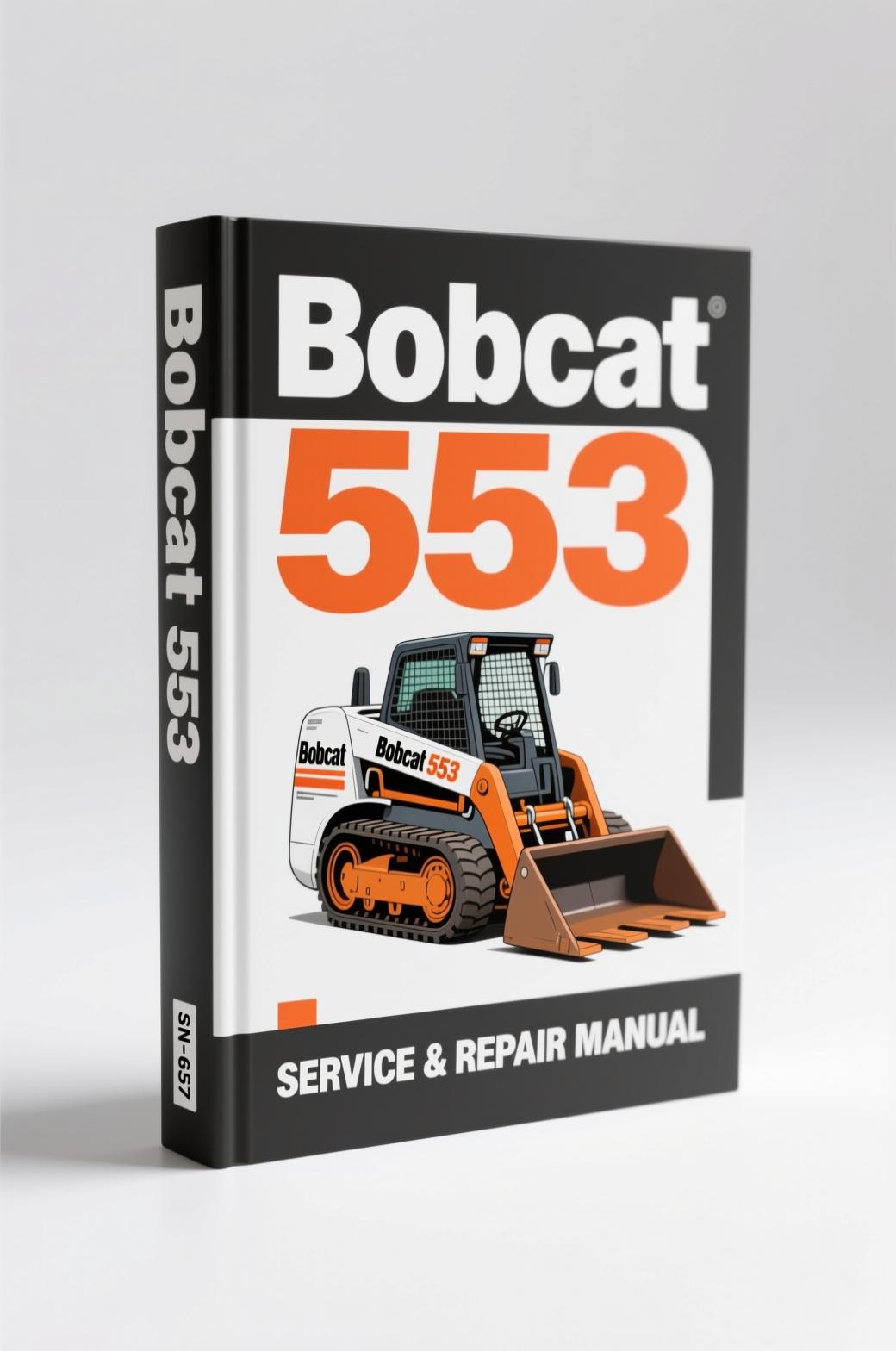 Bobcat 553 1998 Service Manual cover - OEM factory documentation