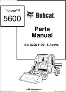 bobcat 5600 2003 parts catalog, bobcat parts catalog, bobcat 5600