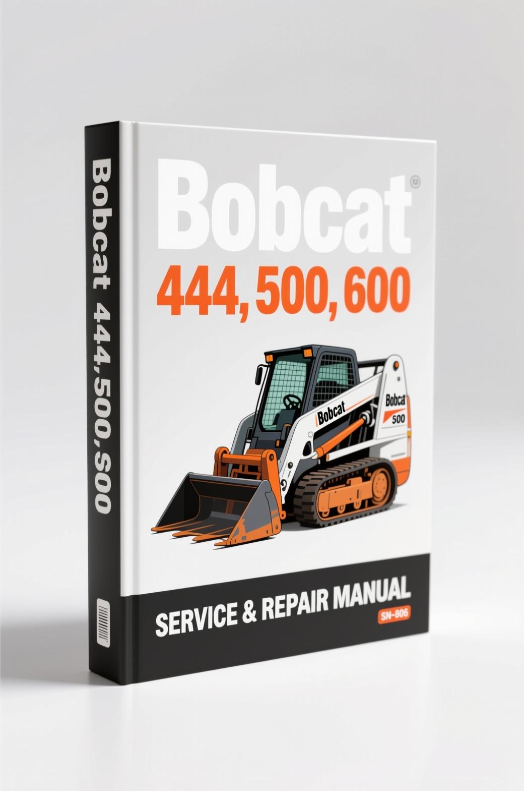 bobcat 444, 500, 600 1987 service manual, bobcat service manual, bobcat 444,