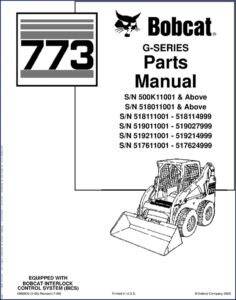 bobcat 773 2009 parts catalog, bobcat parts catalog, bobcat 773