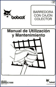 bobcat barredora con cajón colector 1997 user manual, bobcat manual, bobcat barredora