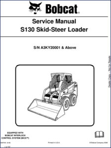 bobcat s130 2008 service manual, bobcat service manual, bobcat s130