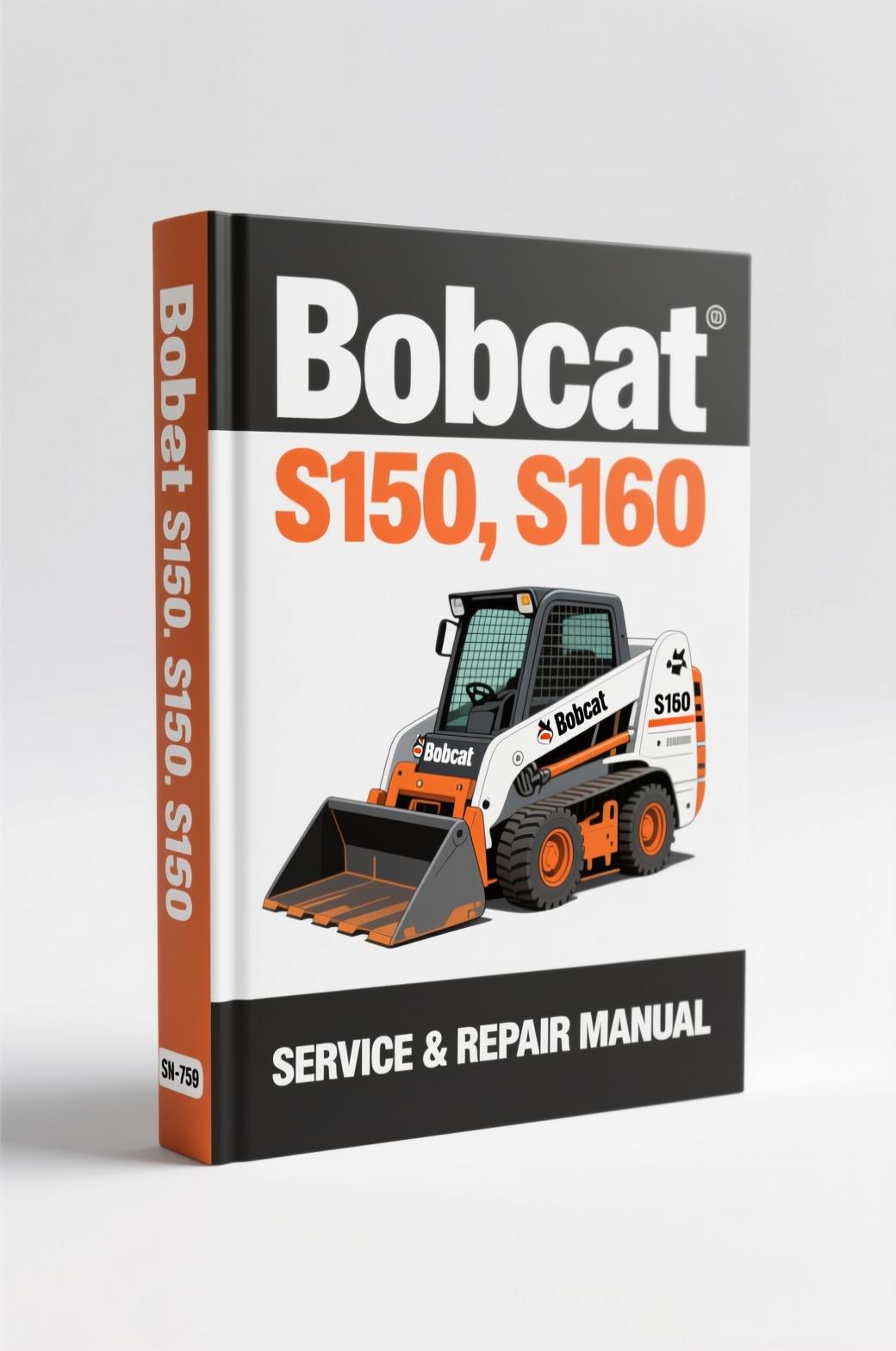 bobcat s150, s160 2008 service manual, bobcat service manual, bobcat s150,