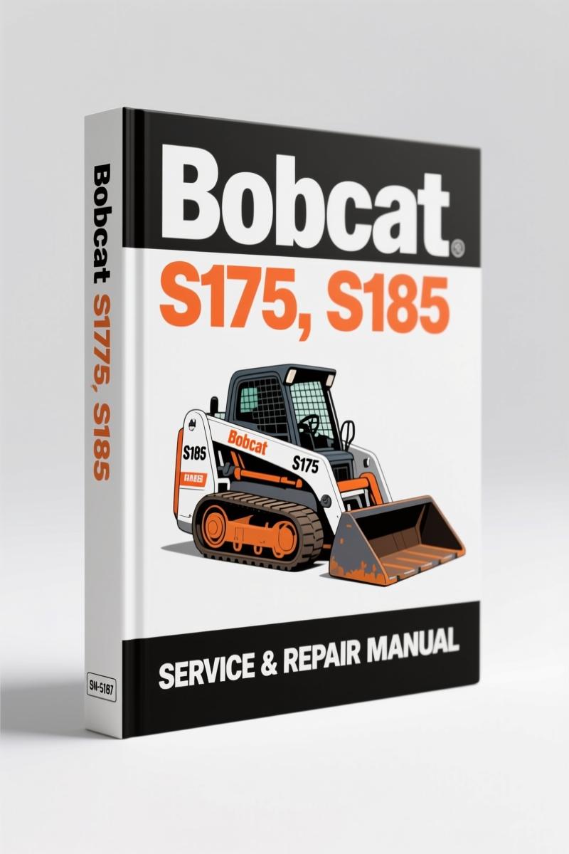bobcat s175 s185 2006 service manual, bobcat service manual, bobcat s175