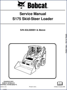 bobcat s175 2008 service manual, bobcat service manual, bobcat s175