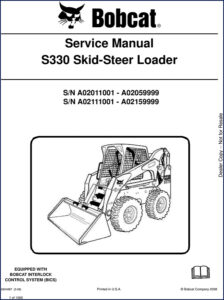 bobcat s330 2008 service manual, bobcat service manual, bobcat s330