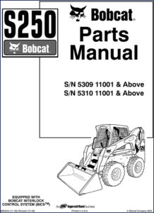 bobcat s/n 5310, s/n 5309 2005 parts catalog, bobcat parts catalog, bobcat s/n