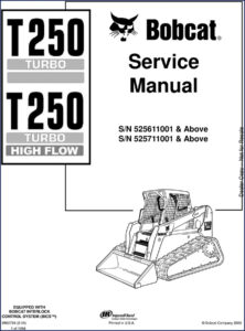 bobcat t250 2006 service manual, bobcat service manual, bobcat t250
