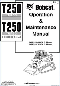 bobcat t250 2005 service manual, bobcat service manual, bobcat t250