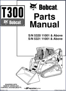 bobcat t300 2005 parts catalog, bobcat parts catalog, bobcat t300