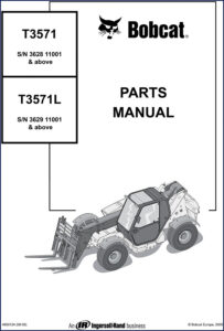 bobcat t3571, t3571l 2005 parts catalog, bobcat parts catalog, bobcat t3571,