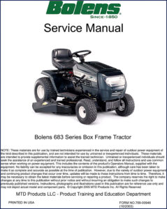 bolens 13aq683g163, 13an683g163, 13ao683g163, 13aq683h163 2003 service manual, bolens service manual, bolens 13aq683g163,
