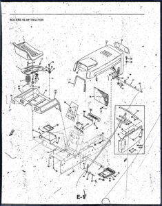 bolens 1659, 1668 parts catalog, bolens parts catalog, bolens 1659,