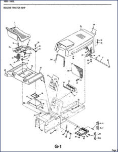 bolens 1669, 1669l parts catalog, bolens parts catalog, bolens 1669,