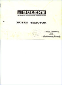 bolens husky operators manual, bolens manual, bolens husky
