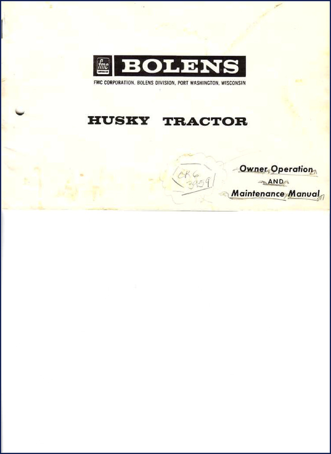 bolens husky operators manual, bolens manual, bolens husky