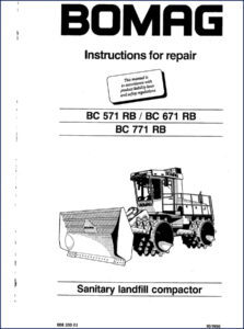 bomag bc 571/671/771 rb 1998 repair manual, bomag repair manual, bomag bc